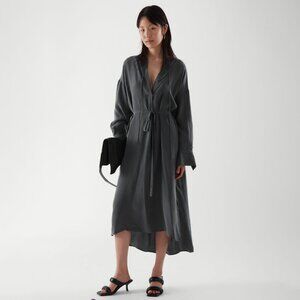 COS 100% Cupro Kaftan Dress - XS/S